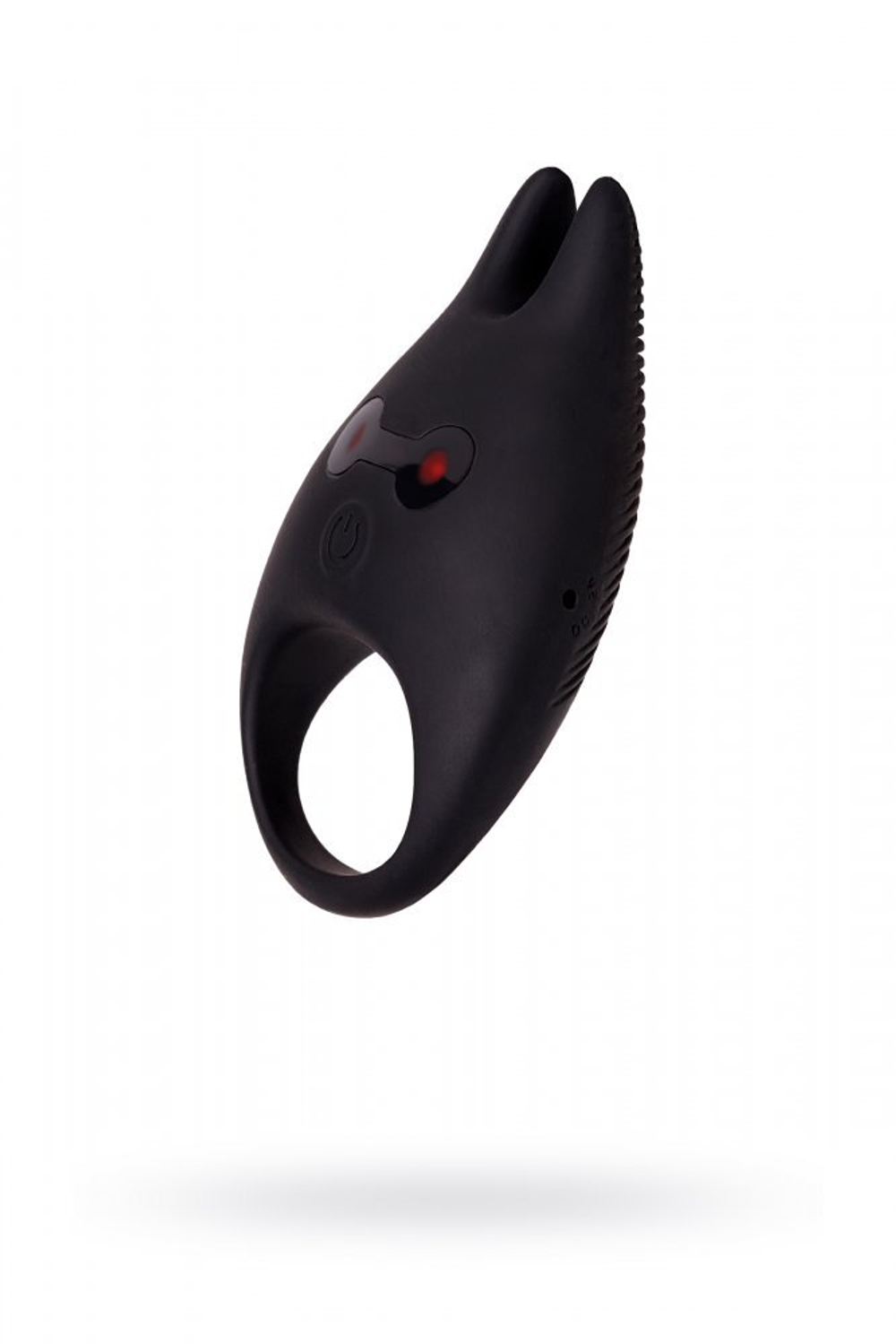 Виброкольцо Erotist силикон черное 7,9 см