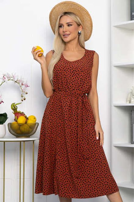 Платье Поцелуй солнца (терракот) П13902-19М LT Collection