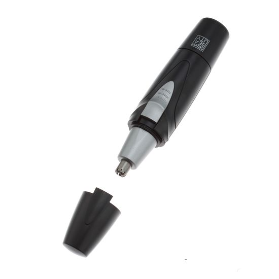 Машинка для стрижки в носу и ушах DEWAL BEAUTY Bullet, 2 ножевых блока, работает от батарейки AA