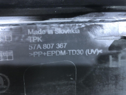Решетка переднего бампера левая Skoda Karoq 17-нв Б/У Оригинал 57a807367