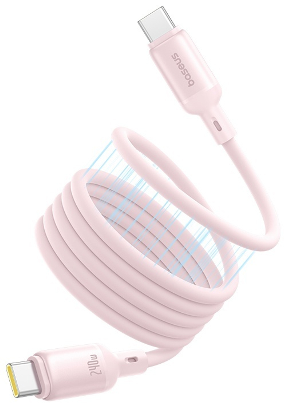 Кабель Baseus USB TypeC (M) розовый