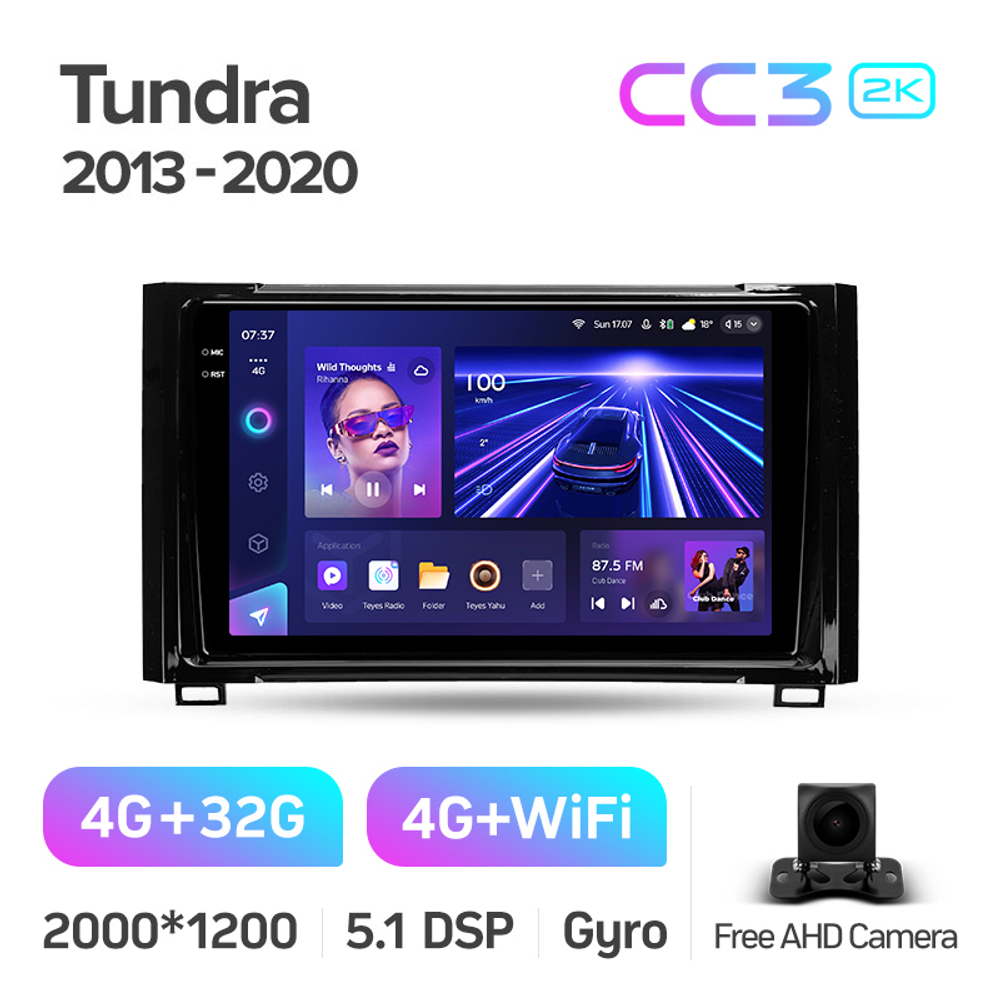 Teyes CC3 2K 9"для Toyota Tundra 2013-2020