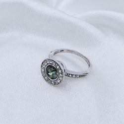"Лоо" кольцо в серебряном покрытии из коллекции "Леди" от Jenavi