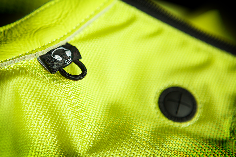 Мотокуртка - ICON SANCTUARY (кожа, желтая)