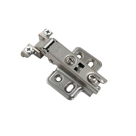 Петля slide-on для фасадов из узкого алюминиевого профиля 95 град, накладная