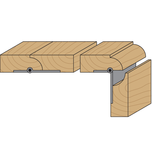 Фреза внешн.радиус R=9,5 S=12 D=31,7x12,7 CMT 937.786.11