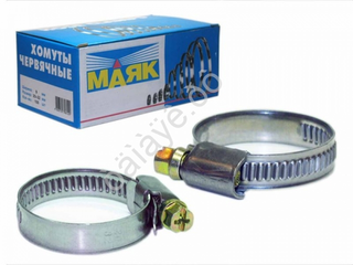 Хомут  20-32 мм (9мм) "Маяк" стальной (100/1000) 2032