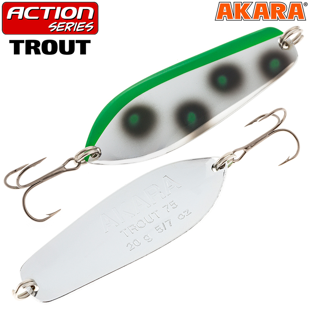Блесна колебалка Akara Action Series Trout 55 11,5 гр. AB132