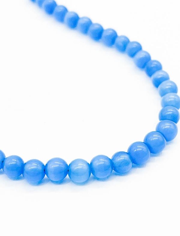 Чокер из камня Cat Eye 6 мм