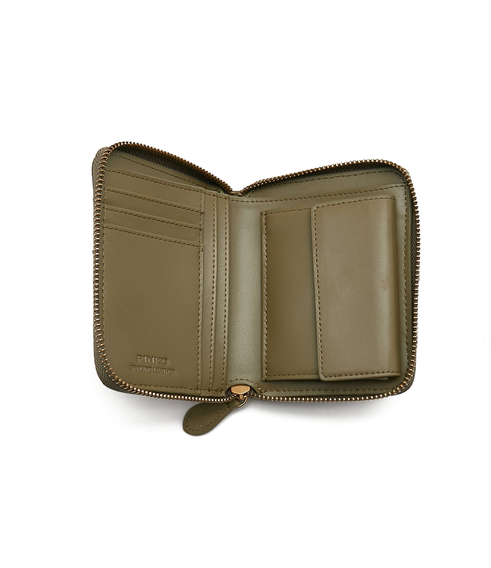 TAYLOR QUILTED WALLET - olive