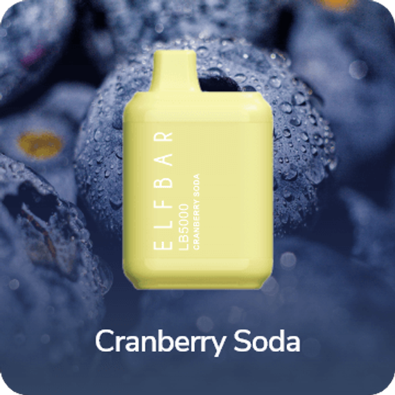 Elf Bar LB5000 - Cranberry Soda (5% nic)