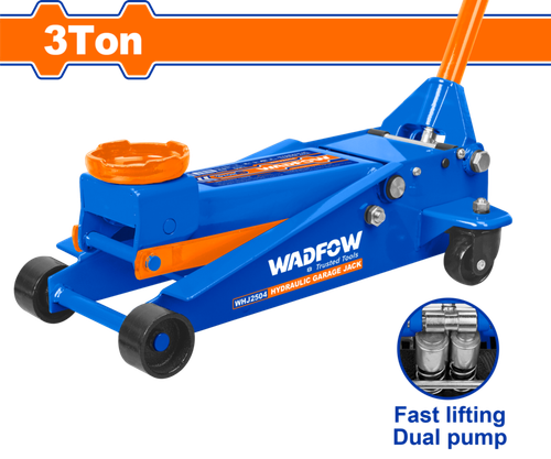Домкрат гидравлический подкатной 3 Т WADFOW WHJ2504