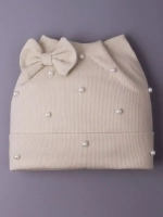 Шапка для девочки осенняя с ушками