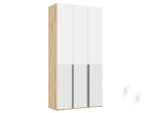 Шкаф 3-х ств.(1200) Марвэл (дуб крафт/браш вайт)
