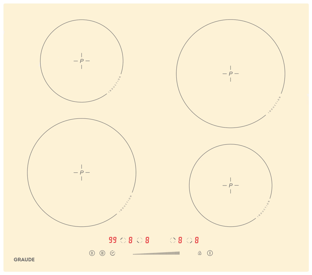 Электрическая варочная панель Graude IK 60.0 AC