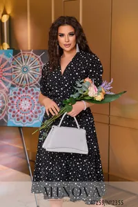 Платье 2355-черный Minova