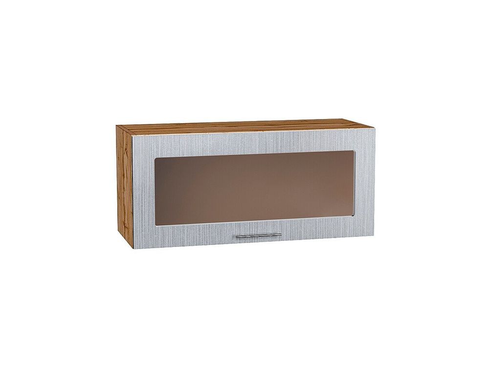 Шкаф верхний горизонтальный остекленный Валерия-М