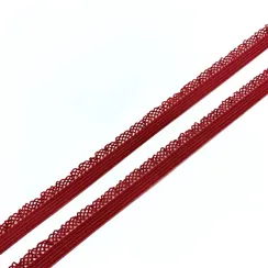 Резинка отделочная темно-красная 11 мм (цв. 101), K-290/11