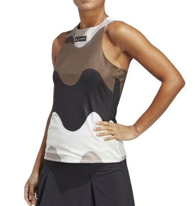 Женский топ теннисный Adidas Marimekko Tennis Tank Top - разноцветный/black