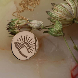 колье «молитва» круг 45 см