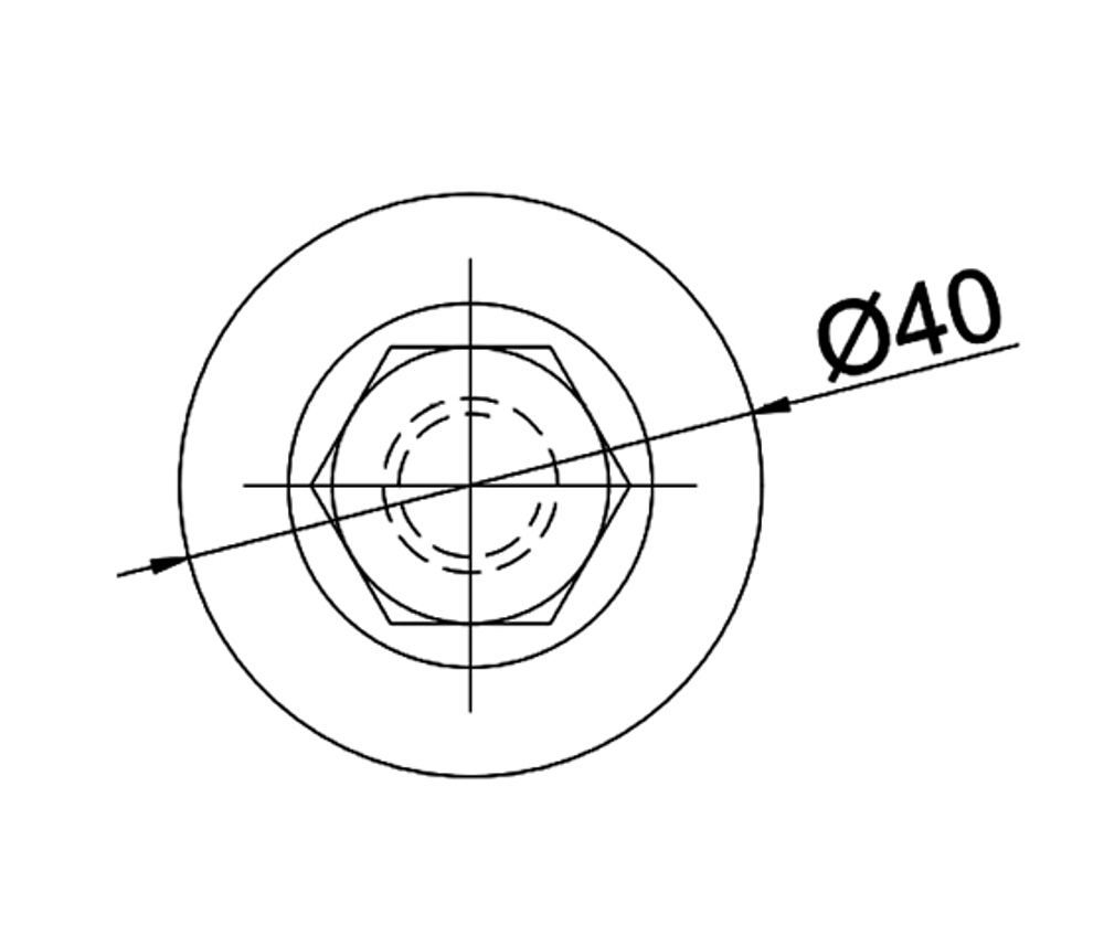 ТМС Монтажный болт G2 M8x60мм (оцинк)