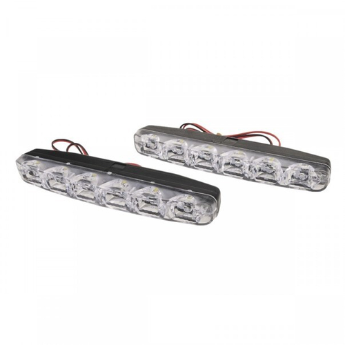 Дневные ходовые огни 12V 6 SMD (к-т 2 шт) (SKYWAY)
