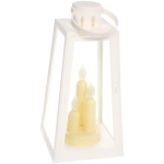 Сувенир с подсветкой «Пламя» 13*13*26 см (работает от 3*ААА), Белый