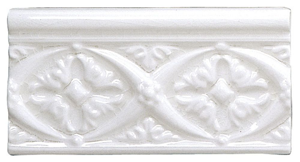 Бордюры ADEX MODERNISTA Relieve Bizantino C/C Blanco
