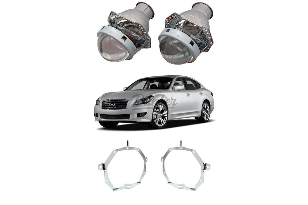 Готовый комплект для замены штатных линз с AFL Infiniti M IV 2010-2013