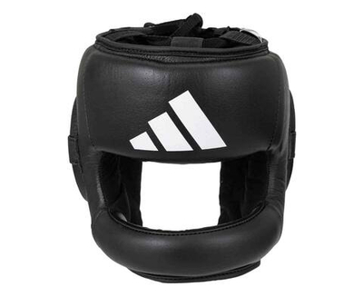 Шлем боксерский с бампером Pro Full Protection Boxing Headgear черный adiBHGF01