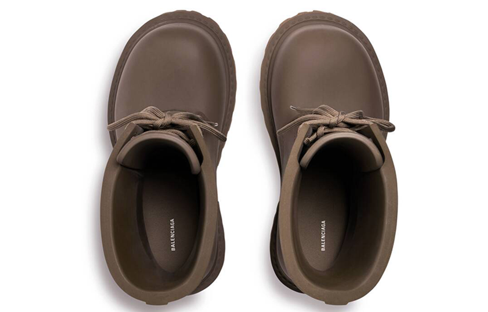 Balenciaga Steroid Ankle Boots Men"s Brown