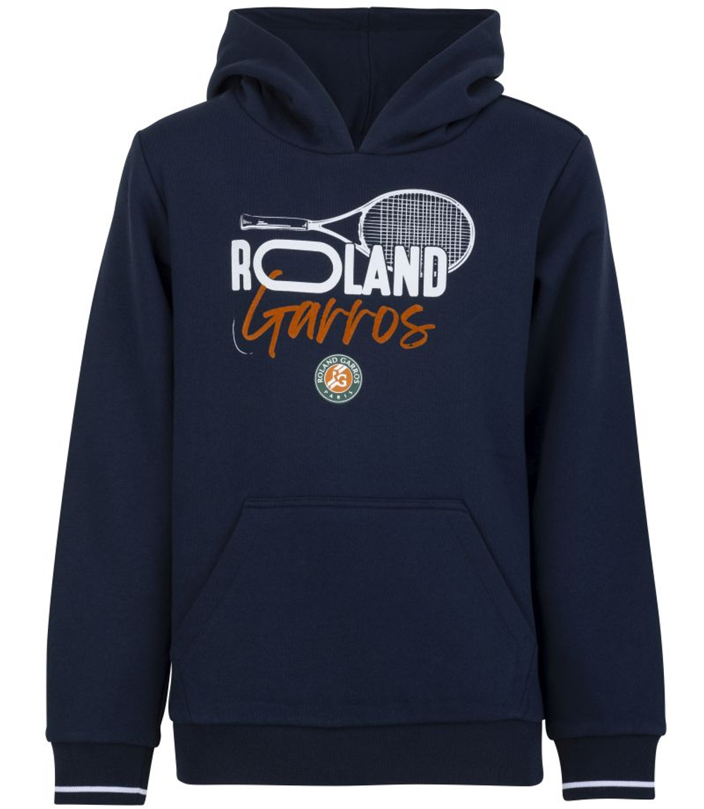 Кофта для мальчика теннисная Roland Garros Kids 2026 Graphic - navy