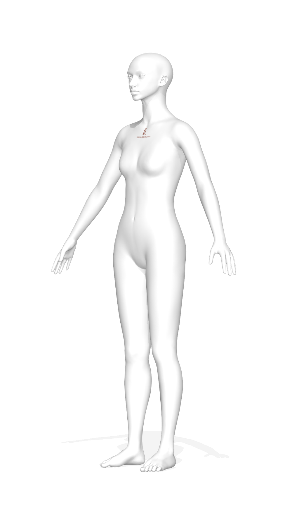 3D аватар манекена Моника