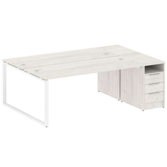 Метал Систем Рабочая станция с тумбой на О-образном м/к БО.РС-СТП-2.5