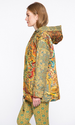 Куртка «Четыре стихии», по мотивам фламандских гобеленов 17 века "Времена года, четыре стихии"