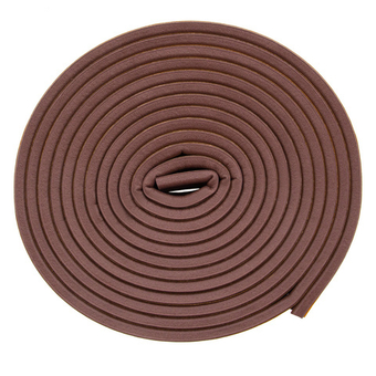 Уплотнитель резиновый, 24 м, профиль "P", коричневый Сибртех
