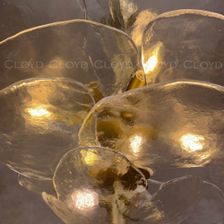 Люстра Cloyd ASPASIA C12 / Ø67 см - латунь светл. (арт.11654)