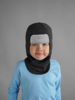 Шлем зимний вязаный (Маренго) ТОКИ