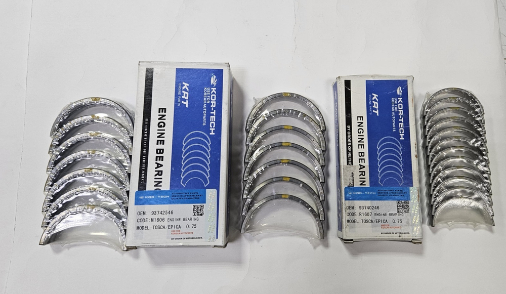 Вкладыши шатунные и коренные +0.75 Chevrolet Epica Kor-Tech