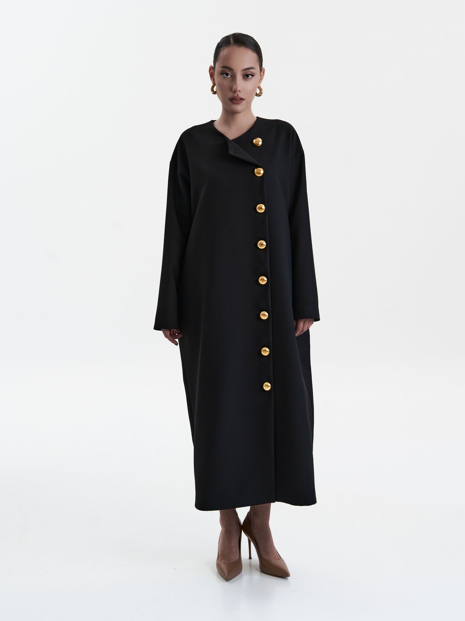 Тренч «Paris» с золотыми пуговицами