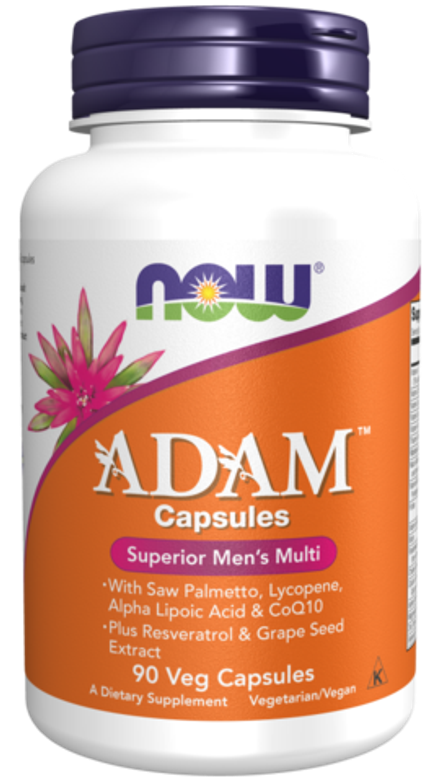 NOW Foods, Мультивитамины для мужчин АДАМ, Men's Multiple Vitamin ADAM, 90 вегетарианских капсул