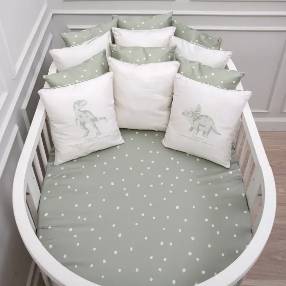 Комплект постельного белья Lollycottons Дино сафари 6 предметов