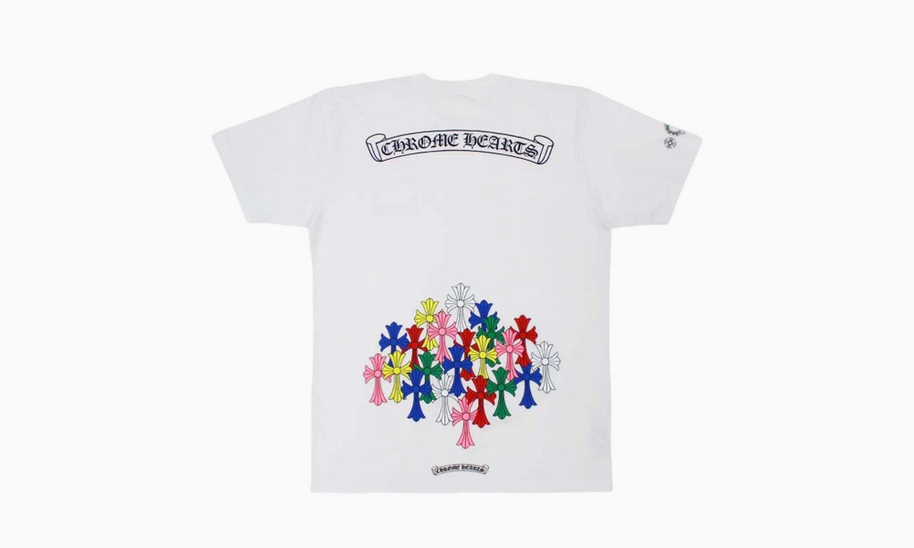 Chrome Hearts Multi Color Cross T-shirt "White"