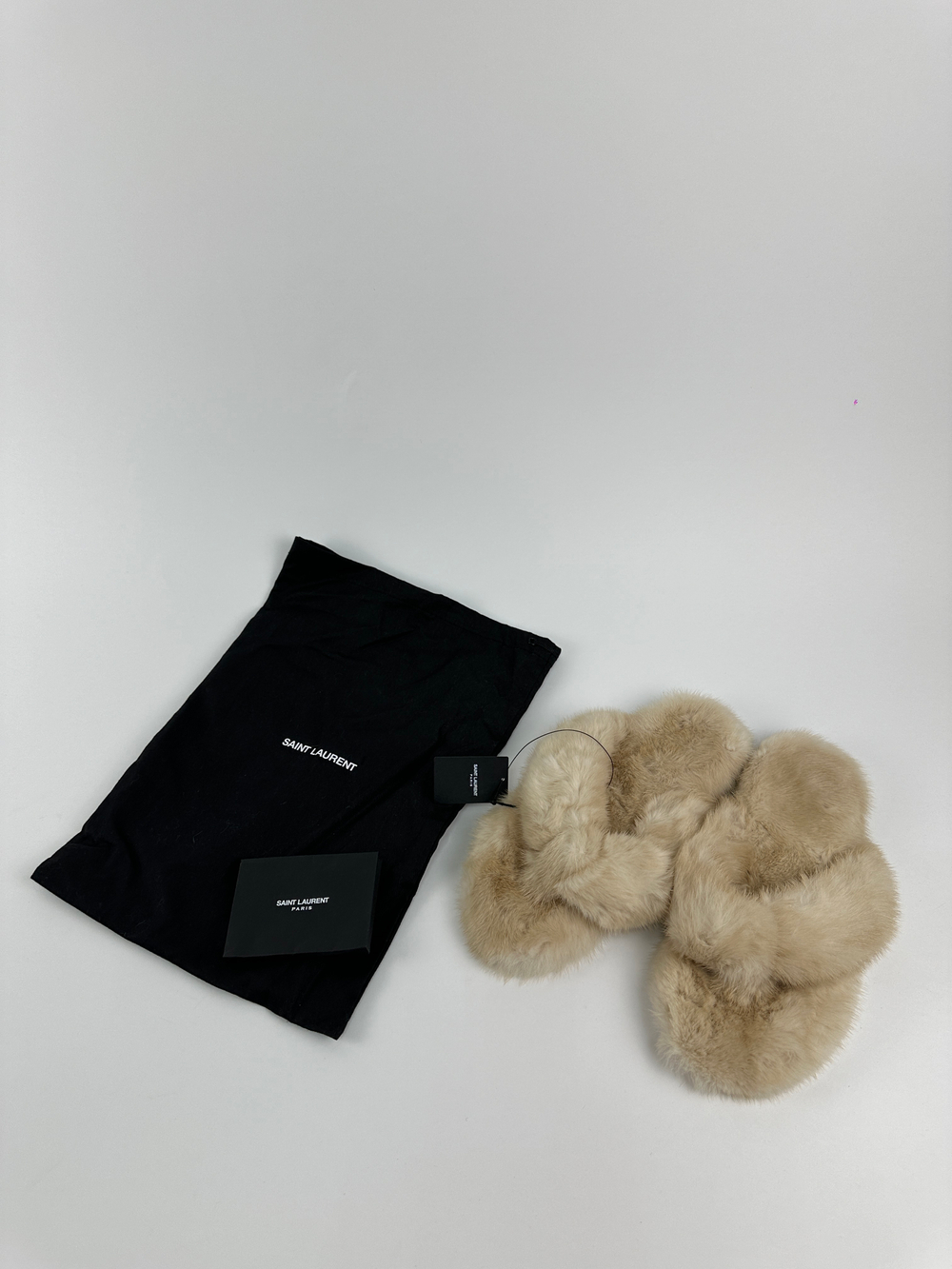 Шлепки Saint Laurent