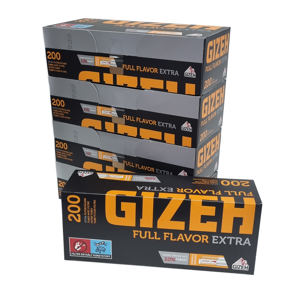 Комплект гильзы для сигарет "Gizeh" Full Flavour Extra Long 5х200шт