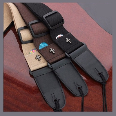 Ремень гитарный с крестом