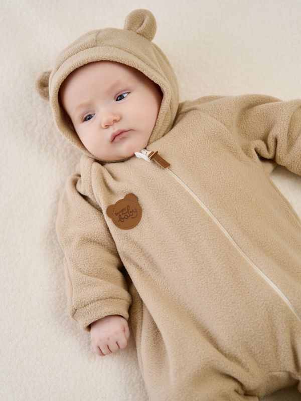 Комбинезон флисовый с закрытой ножкой 