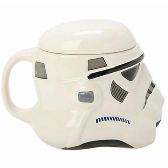Кружка керамическая с крышкой 3D Звездные войны Штурмовик