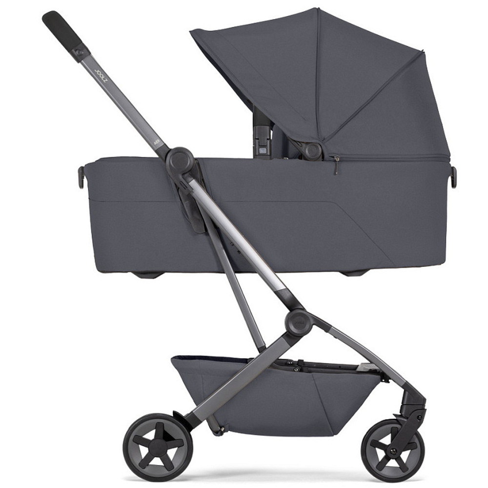 Коляска 2 в 1 Joolz Aer 2 с бампером Stone Grey/Black Carbon