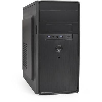 Exegate EX286439RUS Корпус Minitower ExeGate BA-309U2-AA400 (mATX, БП AA400 с вент. 8см, 1*USB+2*USB3.0, HD аудио, черный)